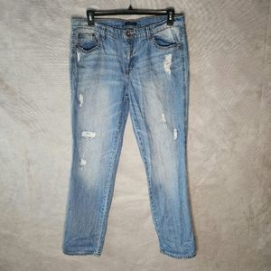 Metaphor Straight Leg Distressed Jeans